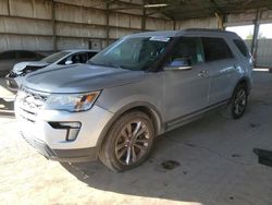 Ford Explorer salvage cars for sale: 2018 Ford Explorer XLT