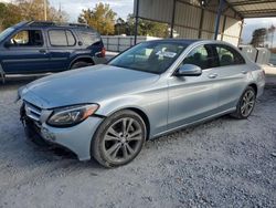 Mercedes-Benz c-Class salvage cars for sale: 2017 Mercedes-Benz C300