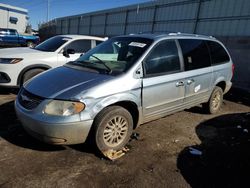 Chrysler salvage cars for sale: 2003 Chrysler Town & Country Limited