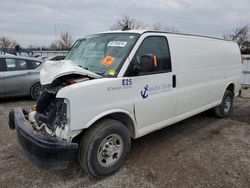 Chevrolet Express salvage cars for sale: 2018 Chevrolet Express G2500