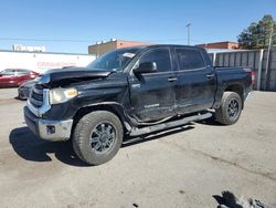 Toyota Tundra salvage cars for sale: 2014 Toyota Tundra Crewmax SR5