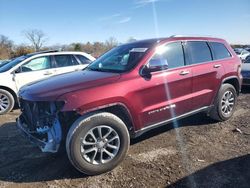 Jeep Grand Cherokee salvage cars for sale: 2016 Jeep Grand Cherokee Limited