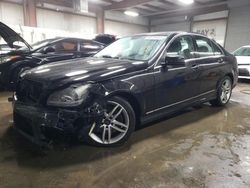 Mercedes-Benz c-Class salvage cars for sale: 2013 Mercedes-Benz C 300 4matic