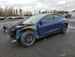 Tesla salvage cars for sale: 2021 Tesla Model 3