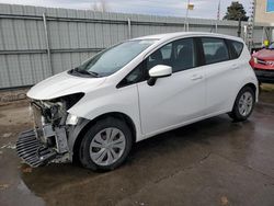 Nissan salvage cars for sale: 2017 Nissan Versa Note S