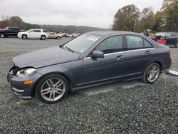 Mercedes-Benz c-Class salvage cars for sale: 2013 Mercedes-Benz C 300 4matic