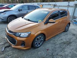 Chevrolet Sonic salvage cars for sale: 2018 Chevrolet Sonic LT