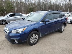 Subaru salvage cars for sale: 2016 Subaru Outback 2.5I Premium