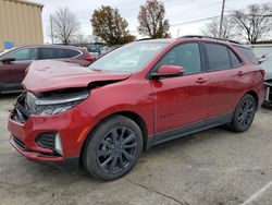 Chevrolet Equinox salvage cars for sale: 2022 Chevrolet Equinox RS