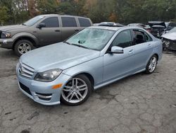 Mercedes-Benz c-Class salvage cars for sale: 2013 Mercedes-Benz C 250