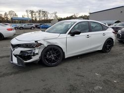 Honda salvage cars for sale: 2022 Honda Civic Sport