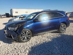 Acura mdx salvage cars for sale: 2020 Acura MDX Advance