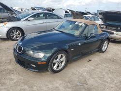 BMW z3 salvage cars for sale: 2000 BMW Z3 2.3