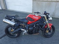 Triumph Street salvage cars for sale: 2010 Triumph Street Triple 675