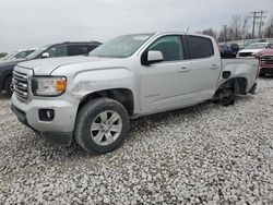 GMC Canyon salvage cars for sale: 2016 GMC Canyon SLE