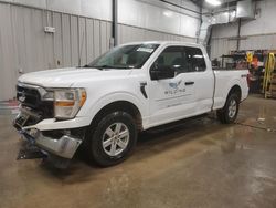 Ford salvage cars for sale: 2021 Ford F150 Super Cab