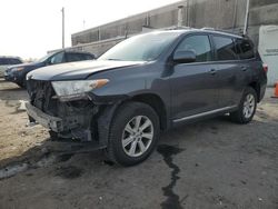 Toyota Highlander salvage cars for sale: 2012 Toyota Highlander Base