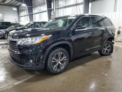 Toyota Highlander Vehiculos salvage en venta: 2016 Toyota Highlander XLE