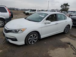 Salvage cars for sale from Copart Woodhaven, MI: 2017 Honda Accord EXL