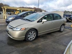 Honda Civic salvage cars for sale: 2007 Honda Civic LX