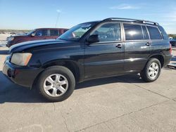 Toyota Highlander salvage cars for sale: 2003 Toyota Highlander