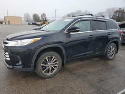 Toyota Highlander salvage cars for sale: 2017 Toyota Highlander SE