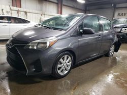 Toyota Yaris salvage cars for sale: 2015 Toyota Yaris