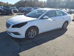 Hyundai Sonata salvage cars for sale: 2016 Hyundai Sonata SE