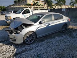 Honda Accord salvage cars for sale: 2013 Honda Accord Sport