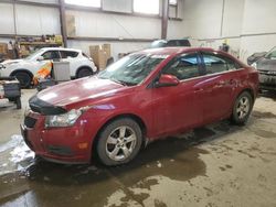 Chevrolet salvage cars for sale: 2012 Chevrolet Cruze LT