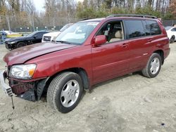 Toyota Highlander salvage cars for sale: 2006 Toyota Highlander Limited