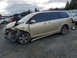 Toyota Sienna le salvage cars for sale: 2011 Toyota Sienna LE