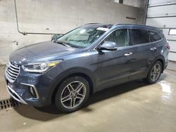 Hyundai salvage cars for sale: 2017 Hyundai Santa FE SE Ultimate