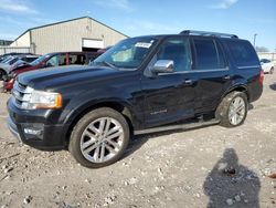 Ford Expedition salvage cars for sale: 2015 Ford Expedition Platinum