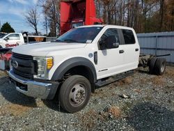 Ford f550 salvage cars for sale: 2017 Ford F550 Super Duty