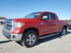 Toyota Tundra salvage cars for sale: 2017 Toyota Tundra Double Cab SR