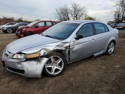 Acura salvage cars for sale: 2005 Acura TL