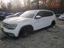 Volkswagen Atlas salvage cars for sale: 2018 Volkswagen Atlas SEL