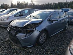 Toyota Corolla salvage cars for sale: 2022 Toyota Corolla L