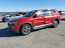 Hyundai Santa fe salvage cars for sale: 2020 Hyundai Santa FE SEL