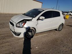 Mitsubishi Mirage salvage cars for sale: 2017 Mitsubishi Mirage SE