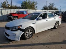 KIA Optima salvage cars for sale: 2018 KIA Optima LX