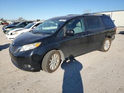 Toyota Sienna xle salvage cars for sale: 2015 Toyota Sienna XLE