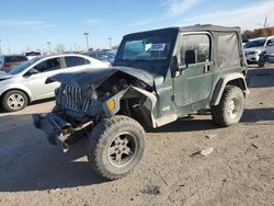 Jeep Wrangler salvage cars for sale: 2002 Jeep Wrangler / TJ SE