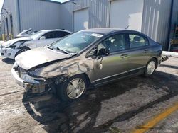 Honda Civic salvage cars for sale: 2008 Honda Civic Hybrid