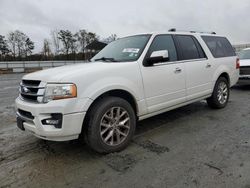 Ford Expedition salvage cars for sale: 2015 Ford Expedition EL Limited