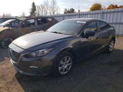 Salvage cars for sale from Copart Bowmanville, ON: 2015 Mazda 3 Sport