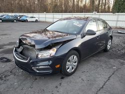 Salvage cars for sale from Copart Glassboro, NJ: 2016 Chevrolet Cruze Limited LS