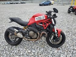 Ducati Monster salvage cars for sale: 2015 Ducati Monster 821