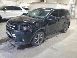 Toyota Highlander salvage cars for sale: 2018 Toyota Highlander SE